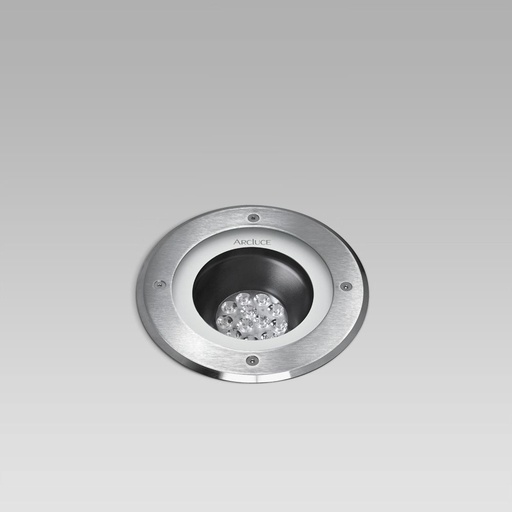 [ARC0761014C-30] INGR-S180 12W RGBW NB INOX TONDA REM-D