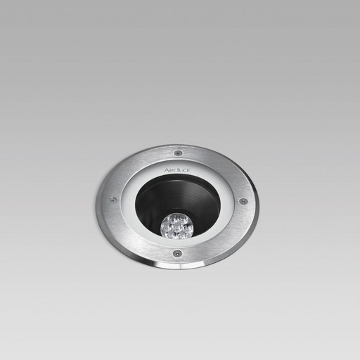 [ARC0761018P-830-30] INGR-S180 12W NB INOX TONDA PC