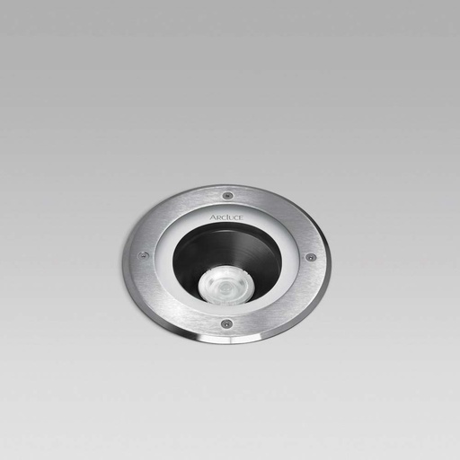 [ARC0761026A-830-30] INGR-S180 11W VB INOX TONDA ON/OFF