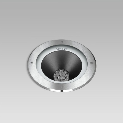[ARC0779024F-30] INGR260 17W RGBW SB OR. INOX TONDA DMX