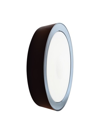 [SEC19112355] CAPTAIN Noir LED 1300lm 3000K Ø290mm 