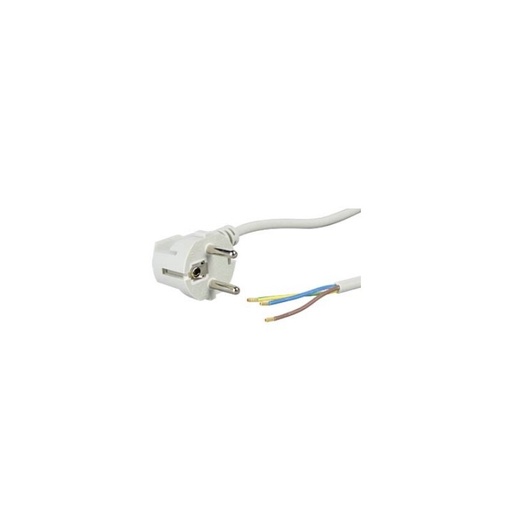 [DX3822] Câble d'alimentation avec fiche à contact de protection 1,8m gris