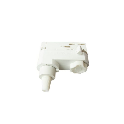 [DX4473] Adaptateur 3 phases pour luminaires suspendus avec décharge de traction de câble blanc