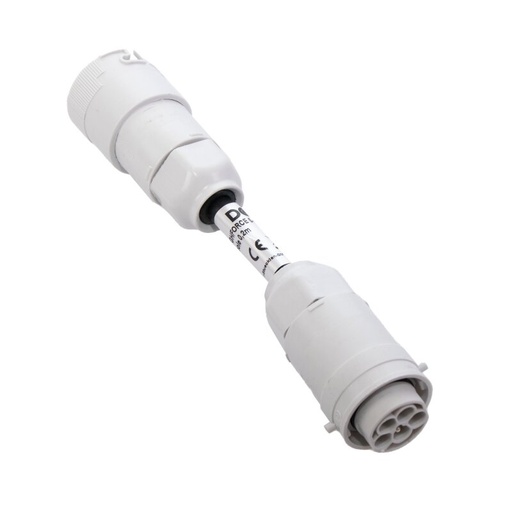 [DX4794] Câble de connexion HIGHFORCE avec changement de phase automatique non dimmable triphasé 5 pôles 5x1,5mm² mâle/femelle 0,2m