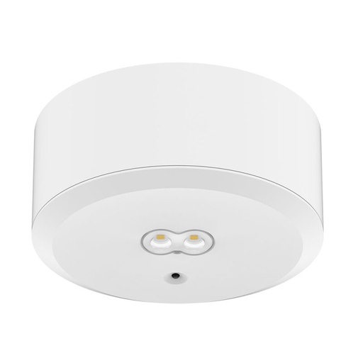 [DX5098] Lampe de sécurité à LED EXITtop avec autotest incl. 2 lentilles interchangeables blanc 8h