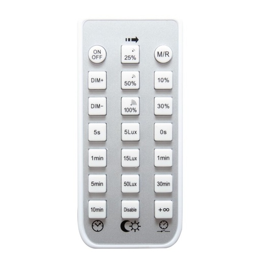 [DX5139] Télécommande pour luminaire LED pour locaux humides MISTRALsensor IP66 1540mm 39W 4000K givré avec capteur radar (2822-840120)