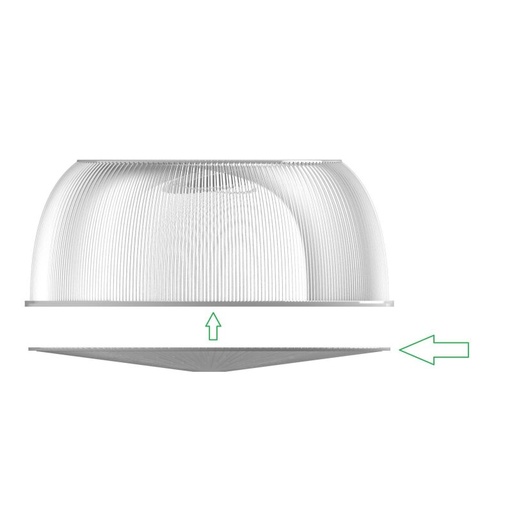 [DX5154] Couverture anti-éblouissement pour art. 5153 6548 pour LIGHTSHOWERdob et LIGHTSHOWERsmart/smart-plus 120 200W