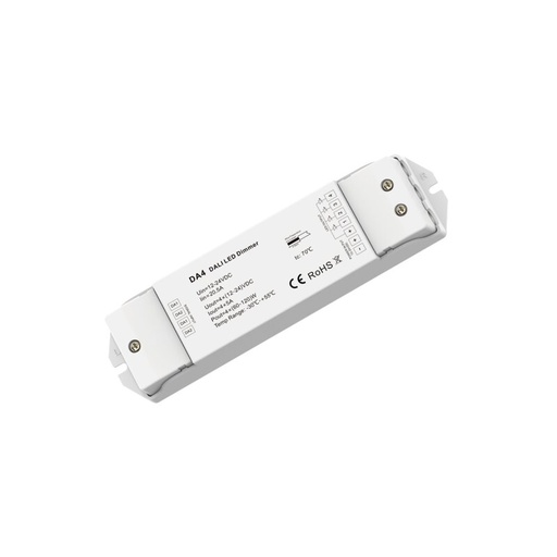 [DX5235] Variateur DALI 4 canaux (DT6) max. 480W pour bandes LED 4x5A 12- 24 V PWM