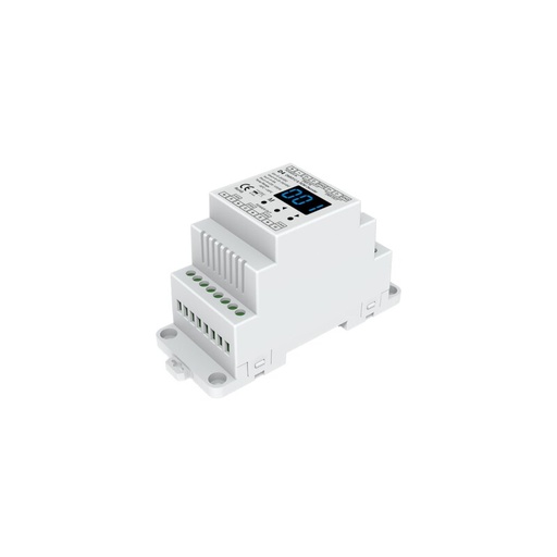 [DX5274] Récepteur/variateur DMX avec fonction stand alone intégrée 4 canaux 12-24V DC 4x5A rail DIN