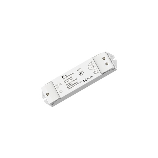 [DX5282] Récepteur/variateur LED sans fil pour bande LED bicolore Technologie Fusion 2x 8A 12-36V DC