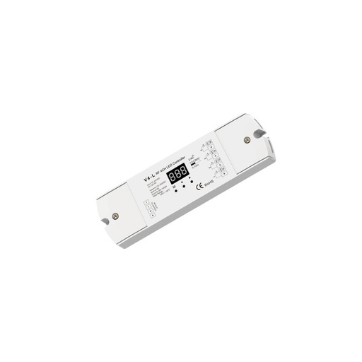 [DX5286] Récepteur/variateur LED sans fil Technologie Fusion avec fonction Stand Alone intégrée 4x5A 12-24V DC pour bandes LED multicolores