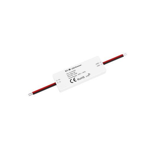 [DX5287] Mini récepteur/variateur radio LED Technologie Fusion 1x 5A 12-24V DC pour bandes LED monochromes