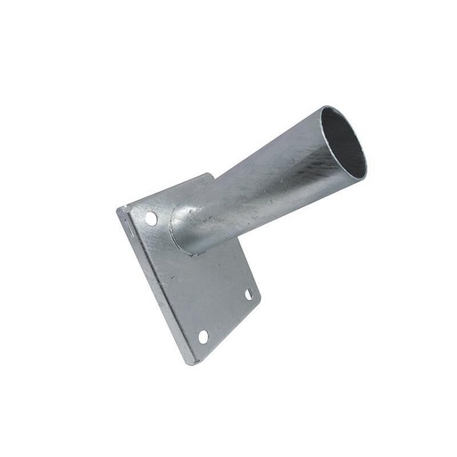 [DX5337] Support mural galvanisé en acier pour lampadaires 60mm tube de réception