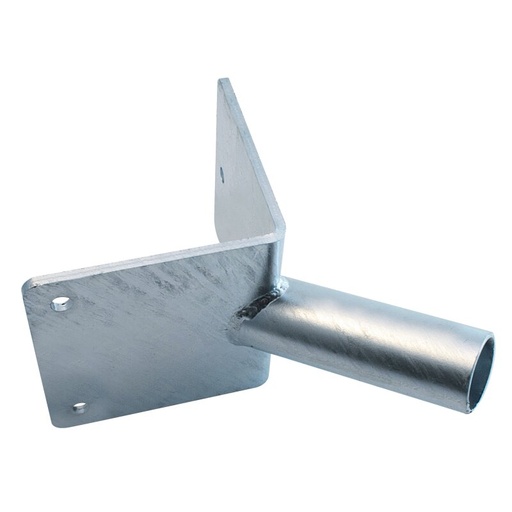 [DX5338] Support mural d'angle galvanisé en acier pour lampadaires 60mm tube de réception