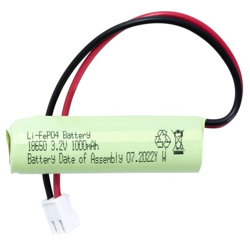 [DX5405] Batterie de rechange pour lampe de secours à LED EXITmulti (article 3177-160120) Li-FePO4 3,2V 1000mAh