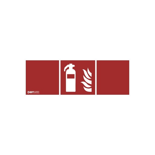 [DX5410] Pictogramme Extincteur (1 pièce) pour luminaire de secours à LED EXITflat (article 5406)
