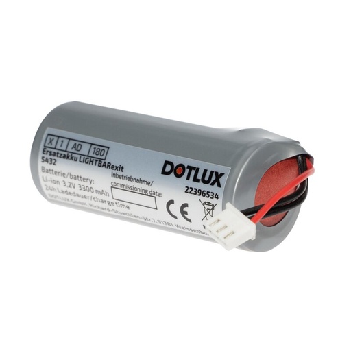 [DX5432] Batterie de rechange pour luminaire LED à barres LIGHTBARexit