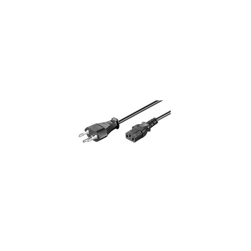 [DX6143] Câble d'alimentation 1,8m noir avec prise suisse
