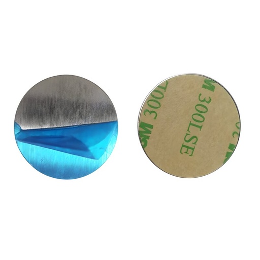 [DX6495] Plaquette métallique avec bande adhésive Ø20mm pour QUICK-FIX