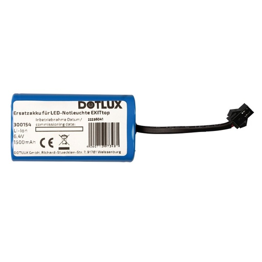 [DX300154] Batterie de rechange pour lampe de secours à LED EXITtop 3679-1 3H