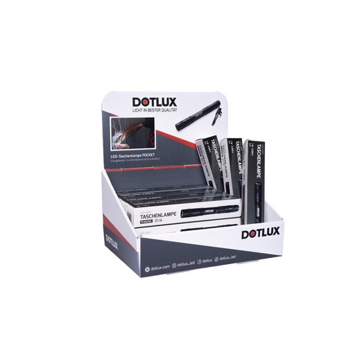 [DX600188] Présentoir de comptoir équipé d'une lampe de poche Set 15 pièces