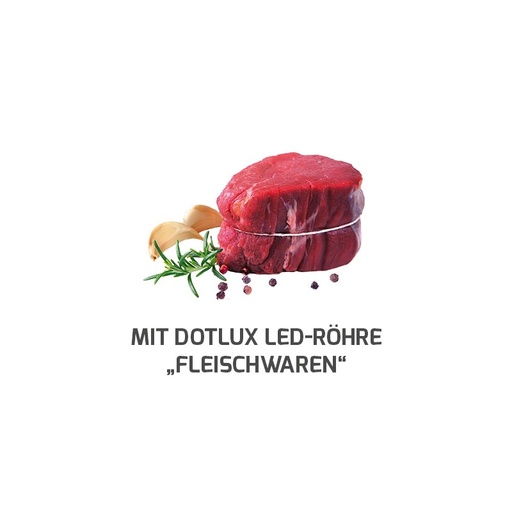 [DX1642-1] Tube à LED LUMENPLUS 60cm 8W couleur chair givré embout rotatif