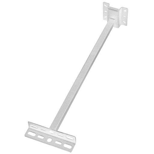 [DX3193-1] Support mural pour projecteur de chantier, 50 cm de long, blanc