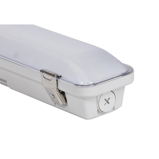 [DX3538-340120] Luminaire LED pour locaux humides MISTRALexit IP66 1540mm max. 40W POWERselect 4000K givré avec batterie interne 3h éclairage de secours