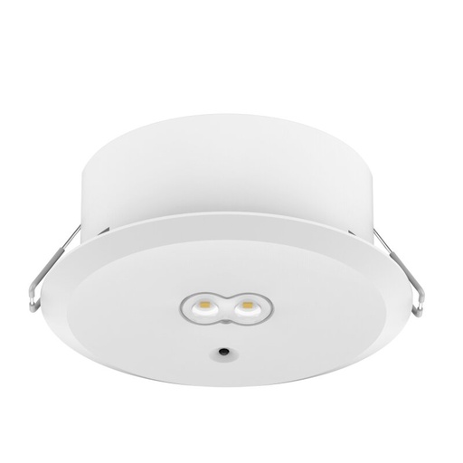 [DX3679-1] Lampe de sécurité à LED EXITtop avec autotest incl. 2 lentilles interchangeables blanc 3h