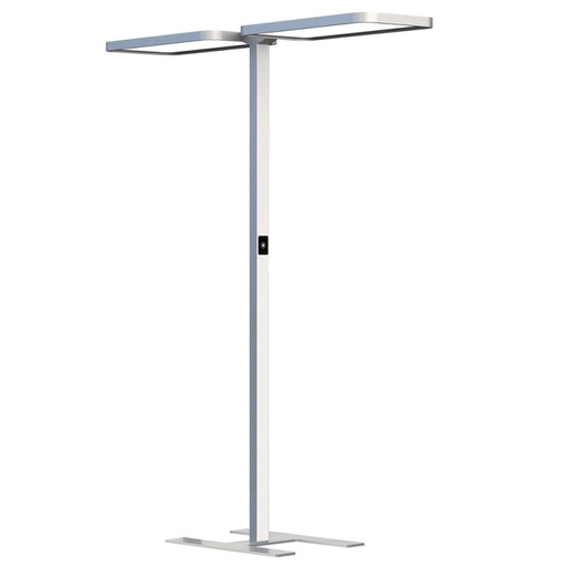 [DX3737-040240] Lampadaire LED double tête STUDIObutlerduo 2x80W 4000K dimmable