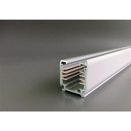 [DX3893-W3] Rail d'alimentation triphasé, 3 m, blanc mat
