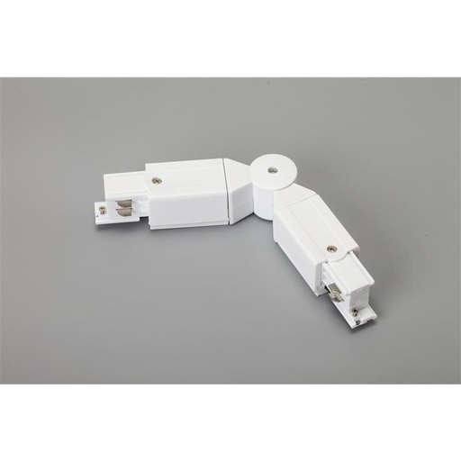 [DX3906-W] Connecteur 3 phases articulé, max. 235°, blanc
