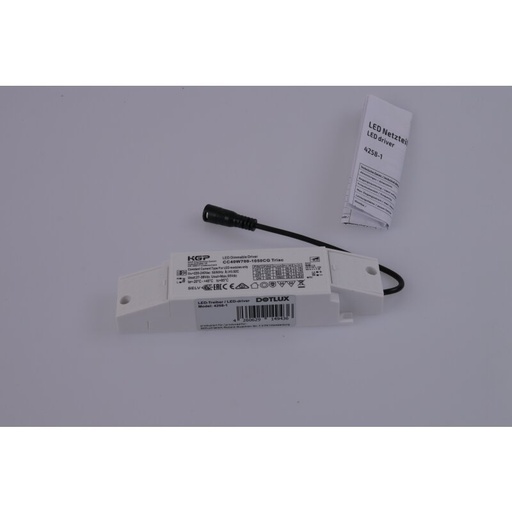 [DX4258-1] Bloc d'alimentation LED CC 27-40W 700-1050mA 27-38V dimmable début/fin de phase