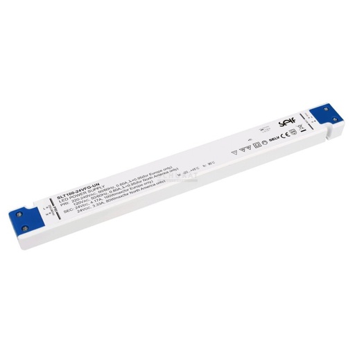[DX4525-24] Bloc d'alimentation LED CV 24V DC 10-100W 0-4,17A non dimmable IP20 Ultra-plat