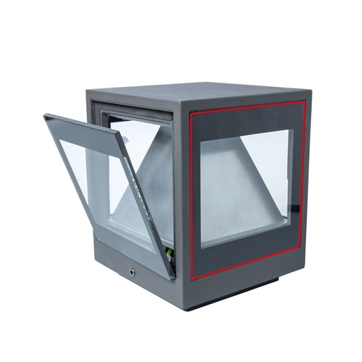 [DX4561-Ersatzglas] Verre de rechange pour lèche-mur LED WAY