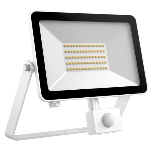 [DX5149-030120] Projecteur à LED FLOORslim-sensor 50W 3000K blanc avec détecteur de mouvement PIR