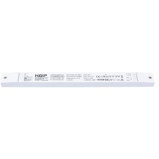 [DX5220-1] Bloc d'alimentation LED CV 24V DC 30-100W 1,25-4,17A dimmable DALI-2 IP20 linéaire