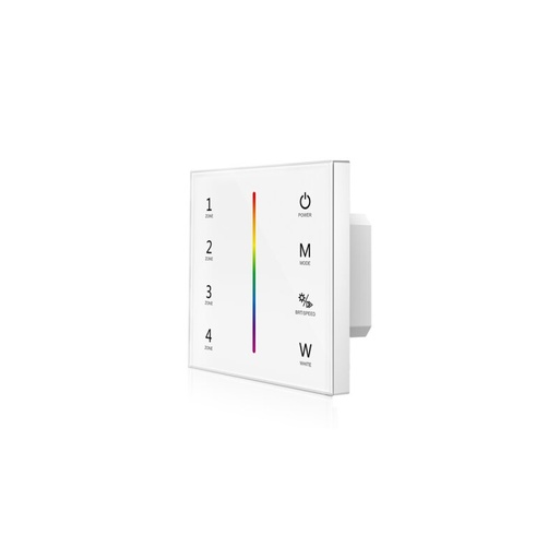 [DX5276-4] Écran tactile 4 zones pour récepteurs multicolores Technologie DMX/Fusion