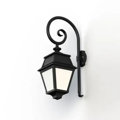 [RP102106000] Applique Avenue 2 N°2 LED opale Noir foncé 000