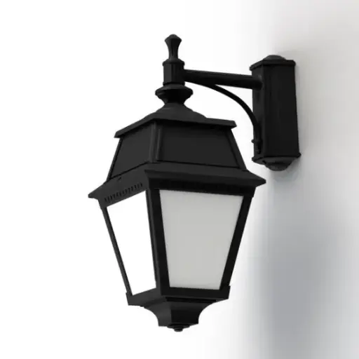 [RP102112000] Applique Avenue 2 N°4 LED opale Noir foncé 000