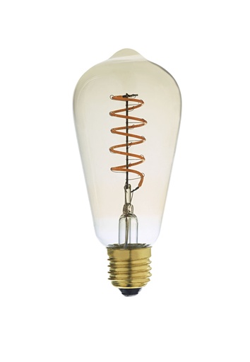 [ARI20020] AMBER LED E27 ST64 4W DIM