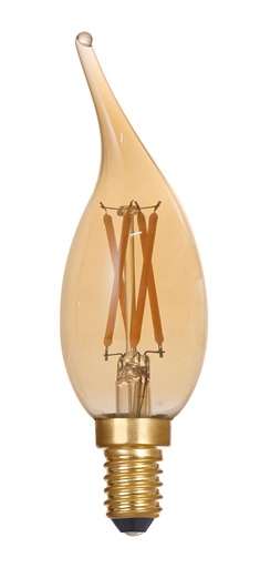 [ARI20122] LPE LED DECO CV35 E14 4W AMBER