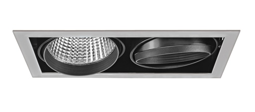 [ARI50477] KIT QUADRA 2 GRIS LED 4000K