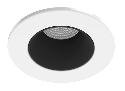 [ARI11036] COLLERETTE EF8 BLC/NOIR RONDE
