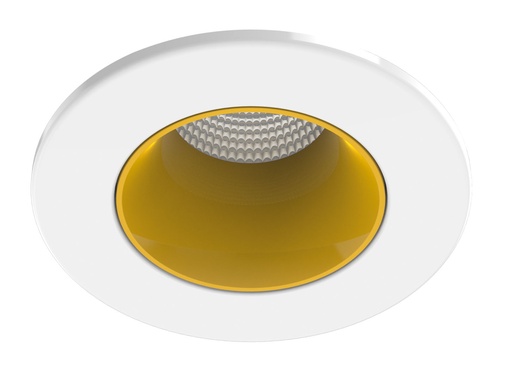 [ARI11037] COLLERETTE EF8 BLC/DORE RONDE
