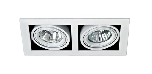 [ARI4171] QUADRA 110/2 BLANC GU5,3 2X50W