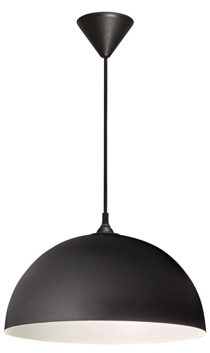 [ARI4209] SUSP. COMO E27 NOIR/BLC S/LPE