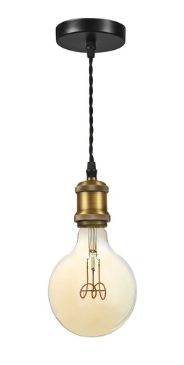 [ARI50450] SUSP. EPOQUE E27 LAITON DORE