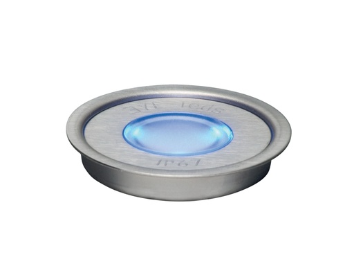 [ARI5501] S-EYELED ROND INOX/BLEU