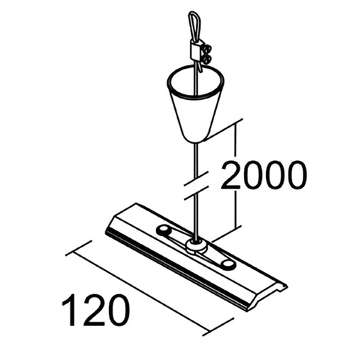 [ARI16345] KIT DE SUSPENSION - BLANC